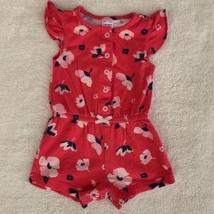 5/$20 Carters Poppy Romper